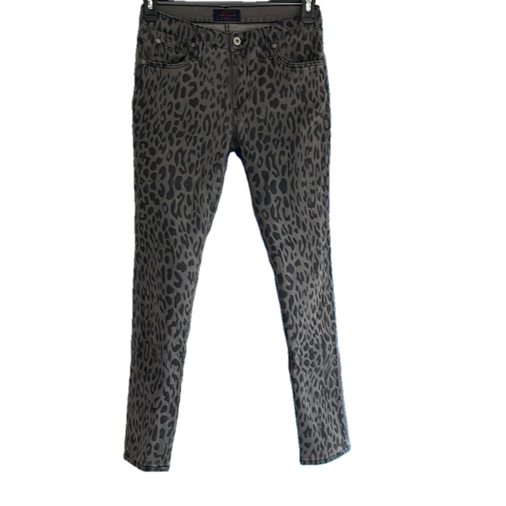 James Twiggy animal print jeans 30